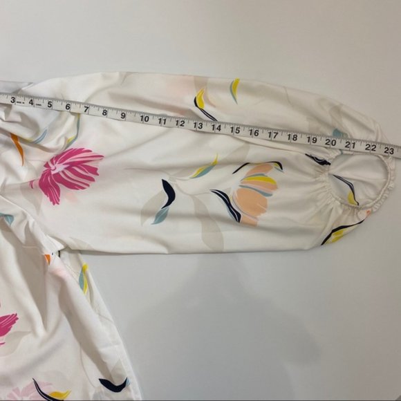 A NEW DAY Long Sleeve Floral Print Blouse Size XL - Picture 10 of 15